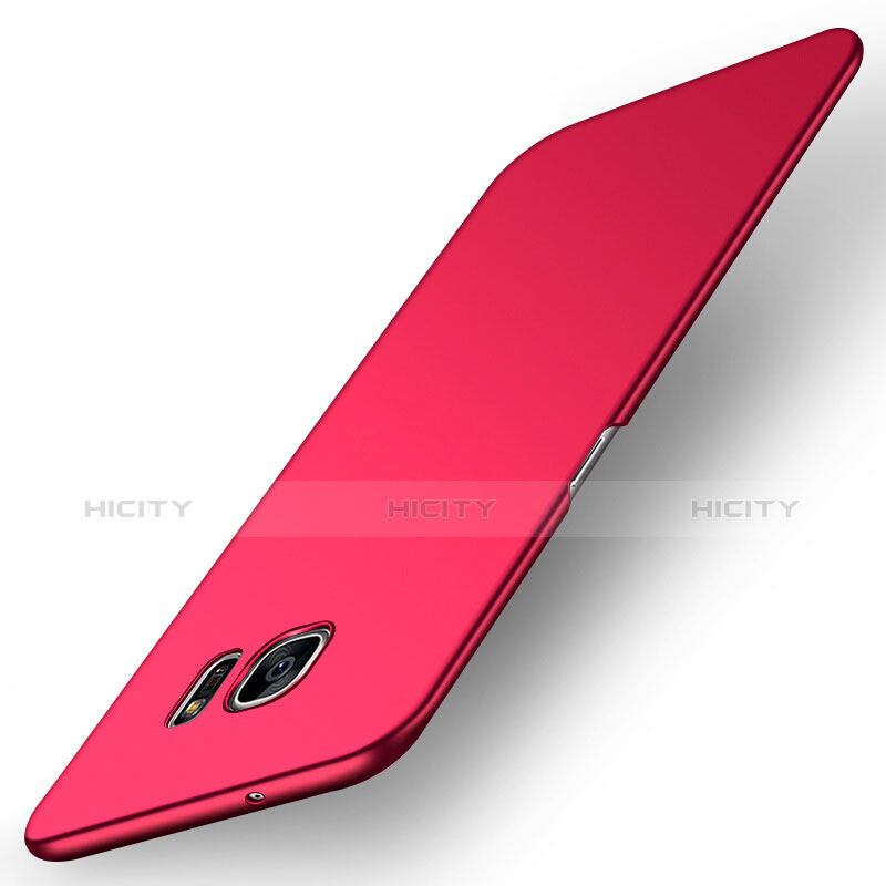 Coque Plastique Rigide Mat M09 pour Samsung Galaxy S7 Edge G935F Rouge Plus