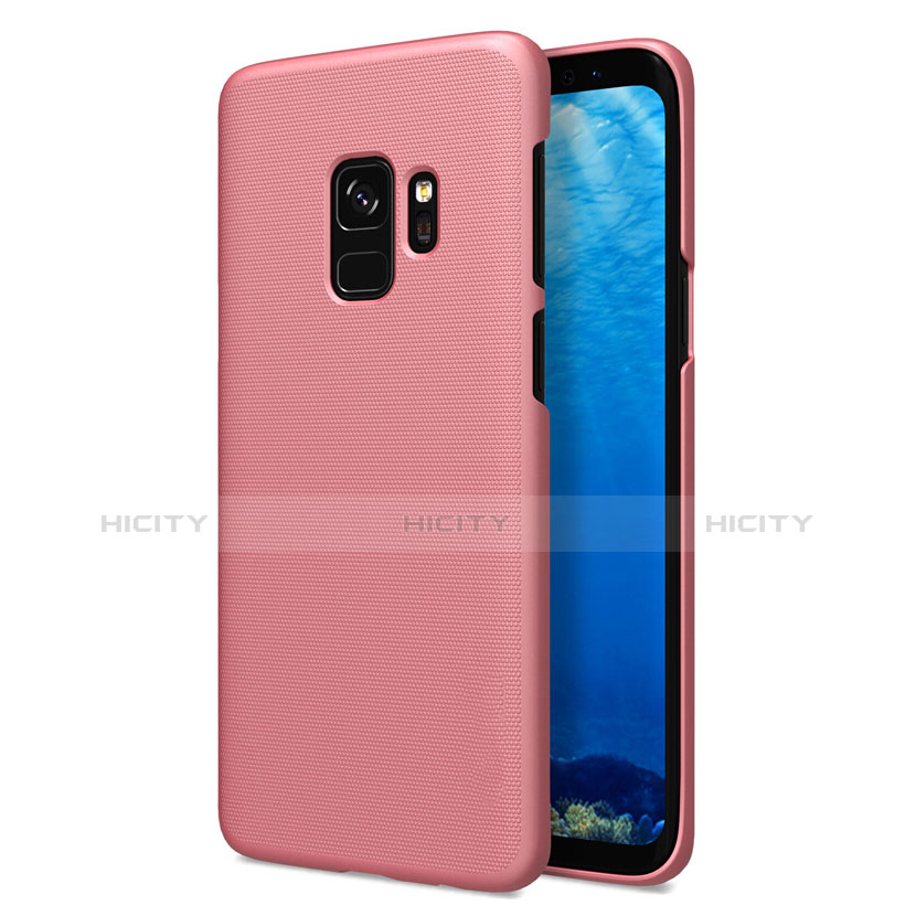 Coque Plastique Rigide Mat M09 pour Samsung Galaxy S9 Or Rose Plus