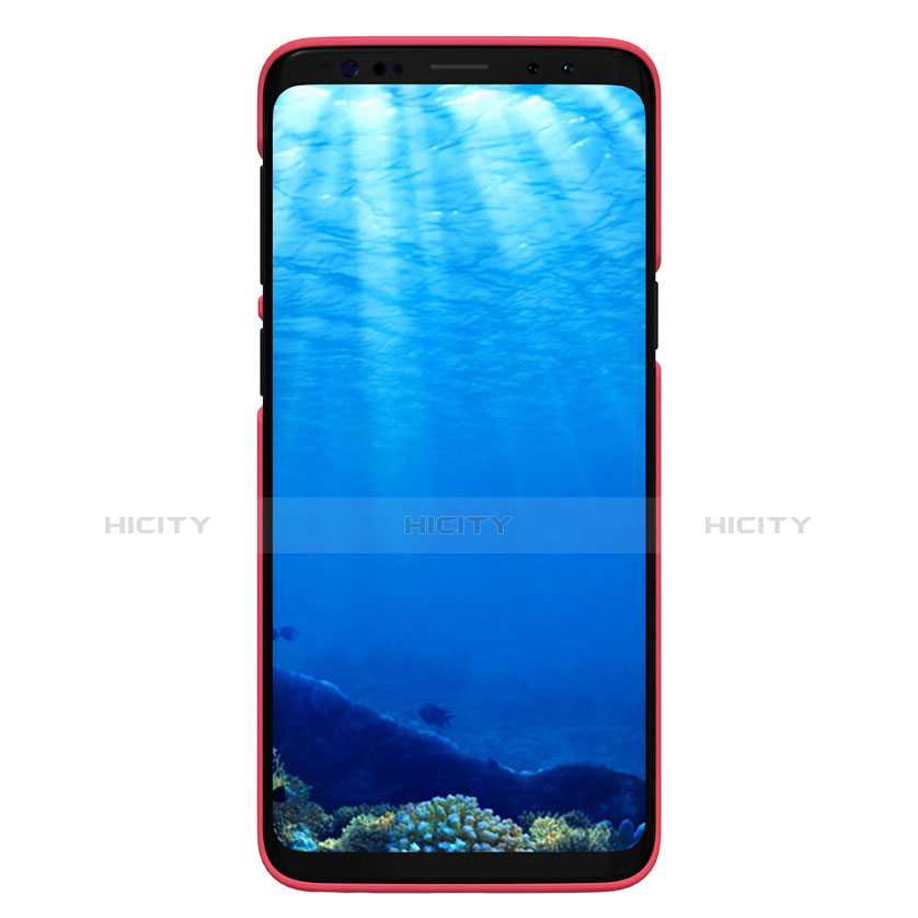 Coque Plastique Rigide Mat M09 pour Samsung Galaxy S9 Rouge Plus