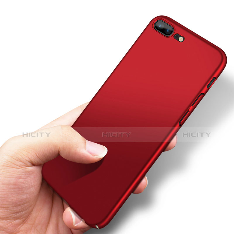 Coque Plastique Rigide Mat M12 pour Apple iPhone 7 Plus Rouge Plus