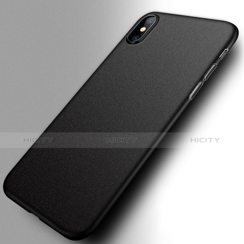 Coque Plastique Rigide Mat M12 pour Apple iPhone Xs Noir Plus