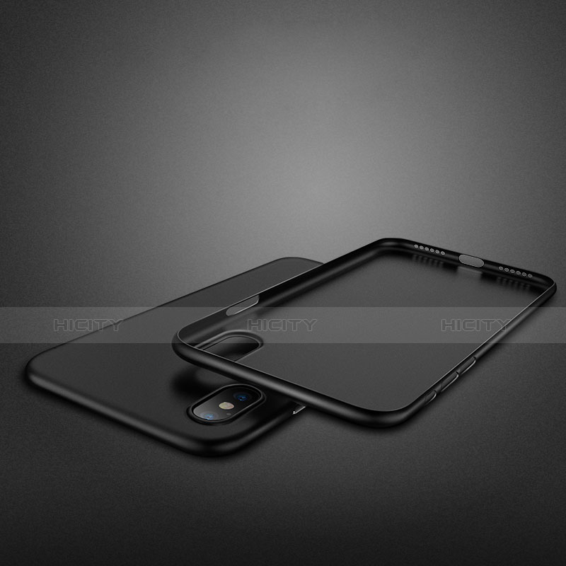 Coque Plastique Rigide Mat M12 pour Apple iPhone Xs Noir Plus