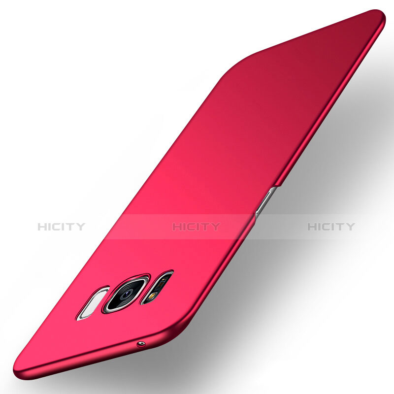 Coque Plastique Rigide Mat M12 pour Samsung Galaxy S8 Rouge Plus