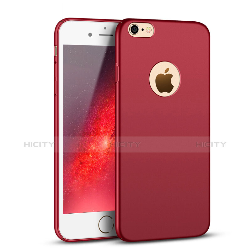 Coque Plastique Rigide Mat P01 pour Apple iPhone 6S Rouge Plus