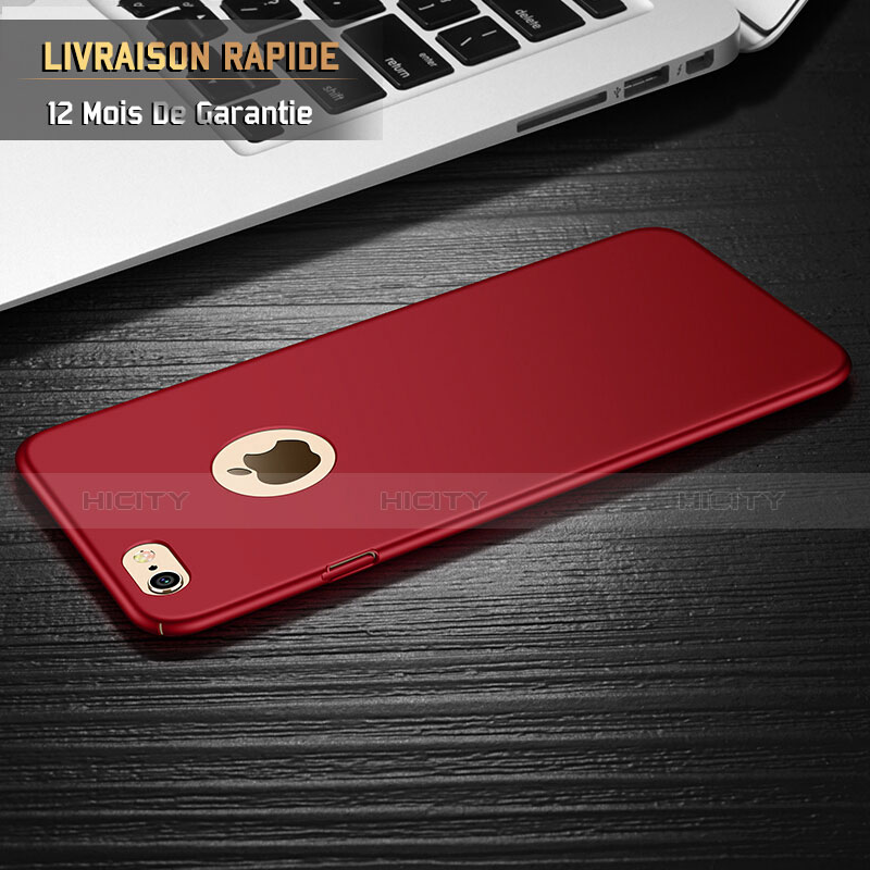 Coque Plastique Rigide Mat P01 pour Apple iPhone 6S Rouge Plus