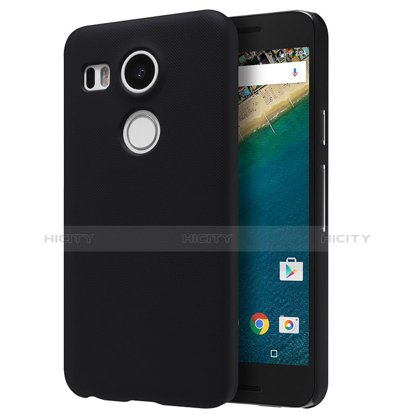 Coque Plastique Rigide Mat P01 pour Google Nexus 5X Noir Plus