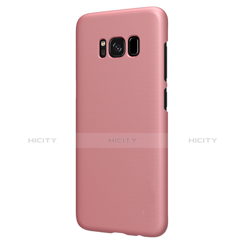 Coque Plastique Rigide Mat P01 pour Samsung Galaxy S8 Or Rose Plus