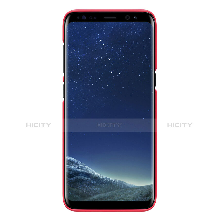 Coque Plastique Rigide Mat P01 pour Samsung Galaxy S8 Rouge Plus