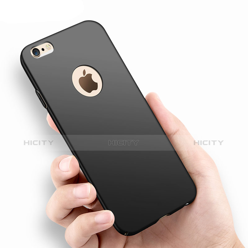 Coque Plastique Rigide Mat P08 pour Apple iPhone 6 Plus Noir Plus