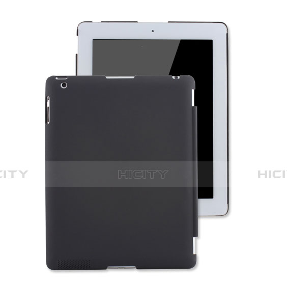 Coque Plastique Rigide Mat pour Apple iPad 4 Noir Plus