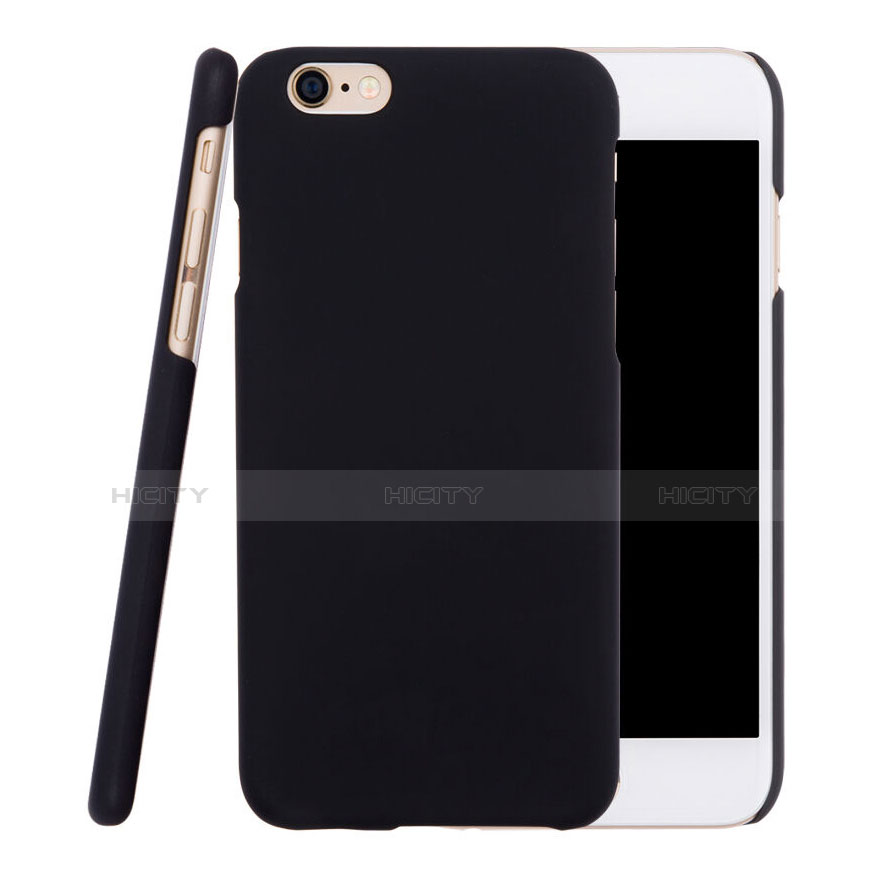 Coque Plastique Rigide Mat pour Apple iPhone 6 Plus Noir Plus