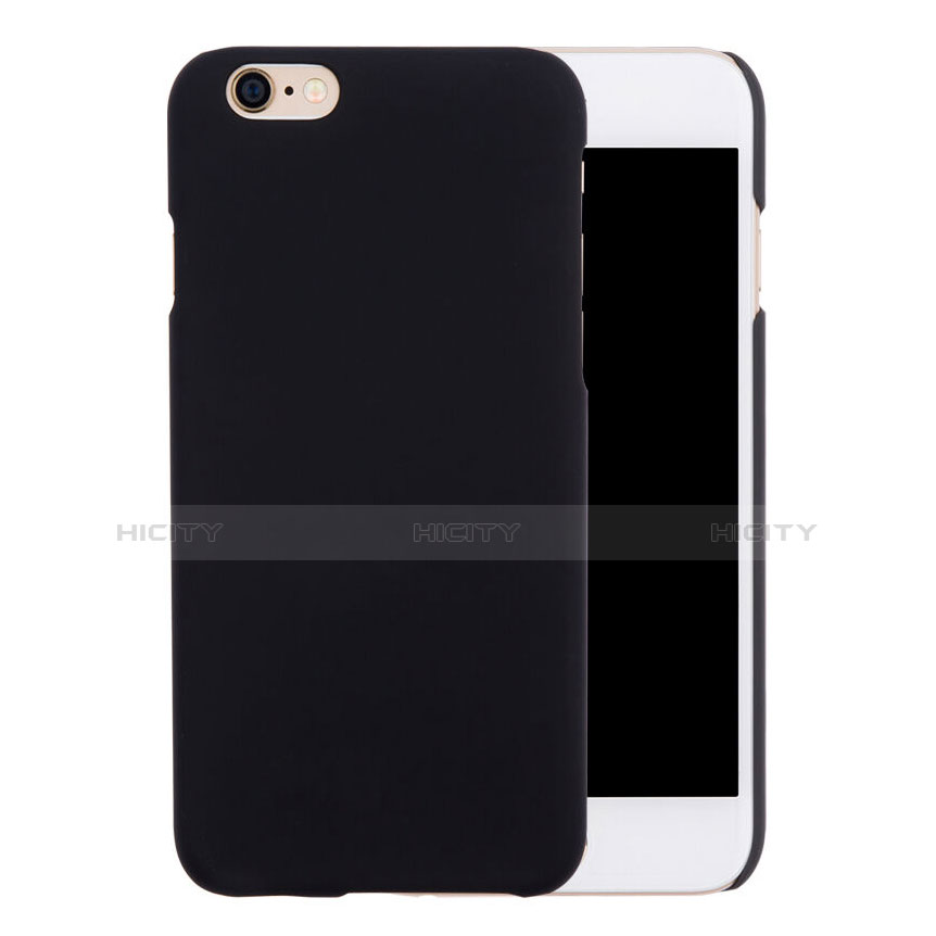 Coque Plastique Rigide Mat pour Apple iPhone 6 Plus Noir Plus