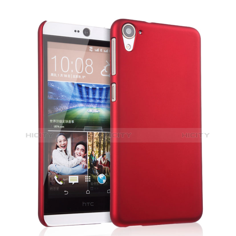 Coque Plastique Rigide Mat pour HTC Desire 826 826T 826W Rouge Plus