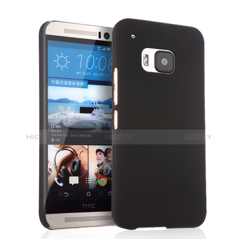 Coque Plastique Rigide Mat pour HTC One M9 Noir Plus