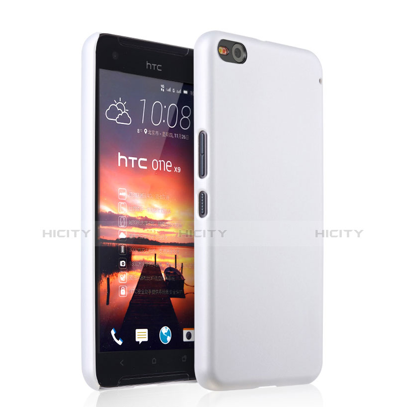 Coque Plastique Rigide Mat pour HTC One X9 Blanc Plus