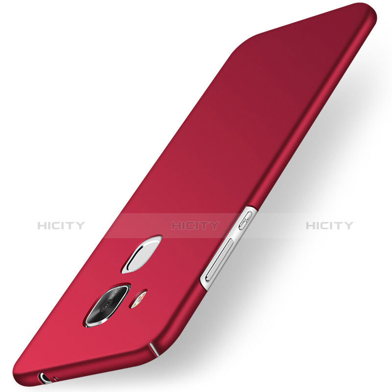 Coque Plastique Rigide Mat pour Huawei G9 Plus Rouge Plus