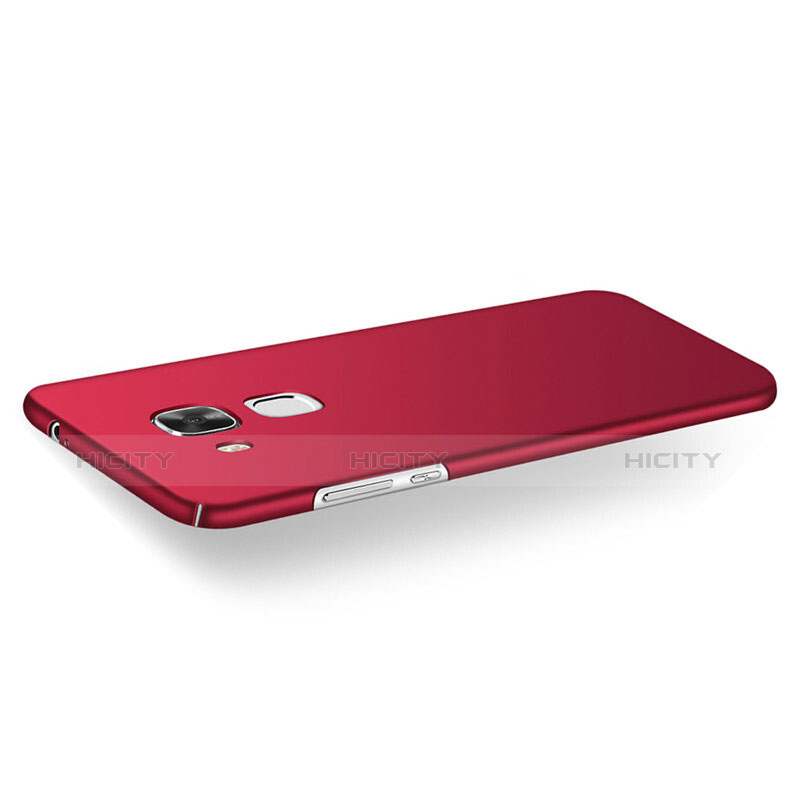 Coque Plastique Rigide Mat pour Huawei G9 Plus Rouge Plus