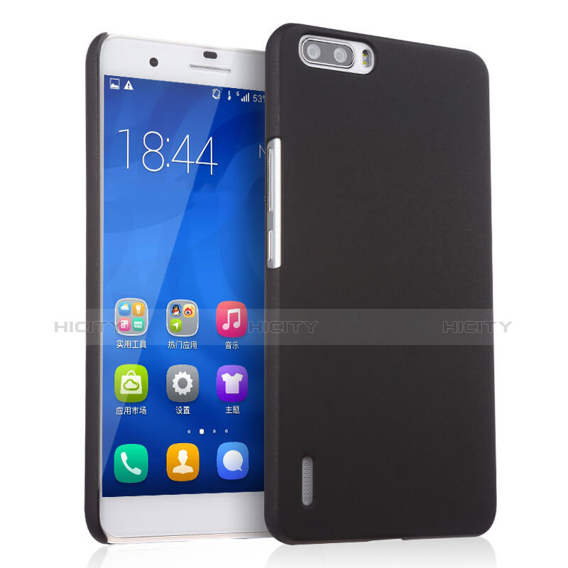 Coque Plastique Rigide Mat pour Huawei Honor 6 Plus Noir Plus