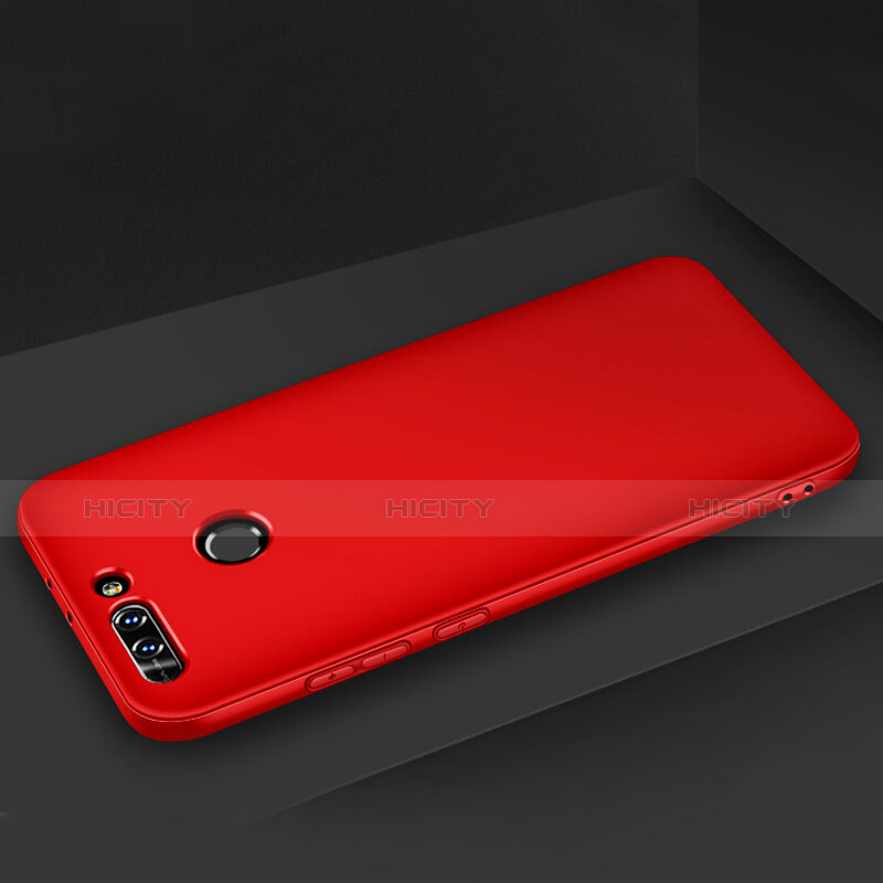 Coque Plastique Rigide Mat pour Huawei Honor 8 Pro Rouge Plus