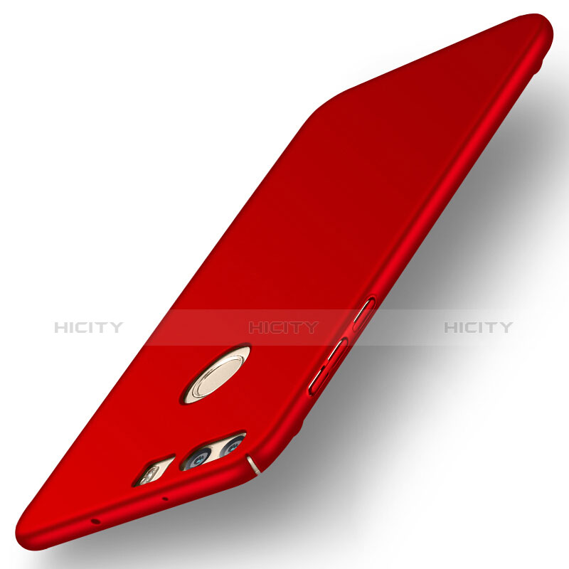 Coque Plastique Rigide Mat pour Huawei Honor 8 Rouge Plus