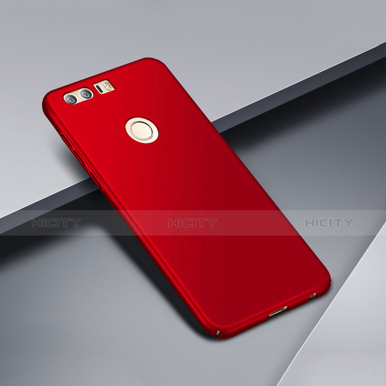 Coque Plastique Rigide Mat pour Huawei Honor 8 Rouge Plus