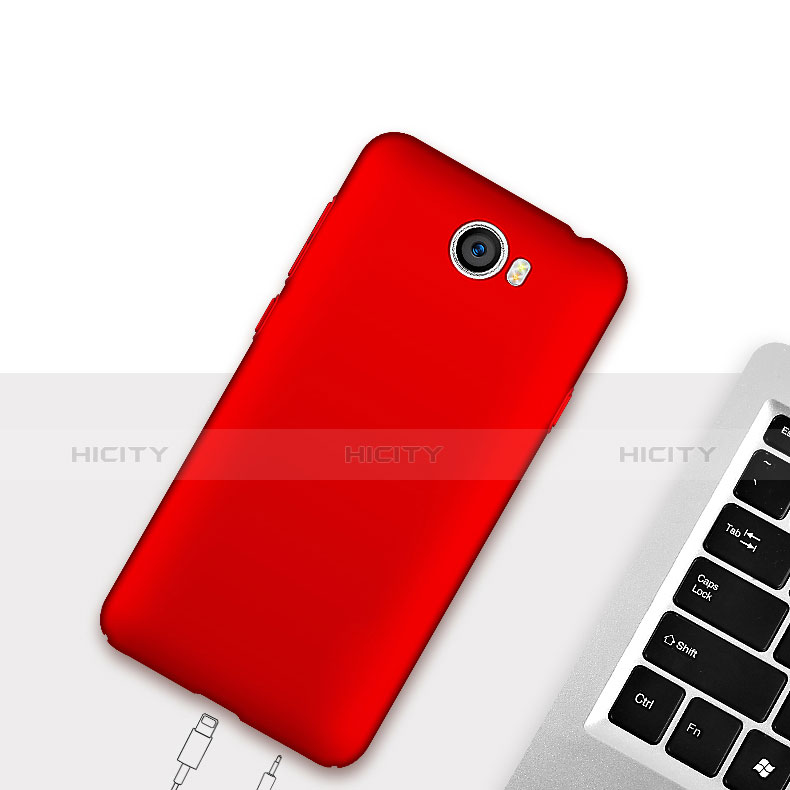 Coque Plastique Rigide Mat pour Huawei Honor Play 5 Rouge Plus