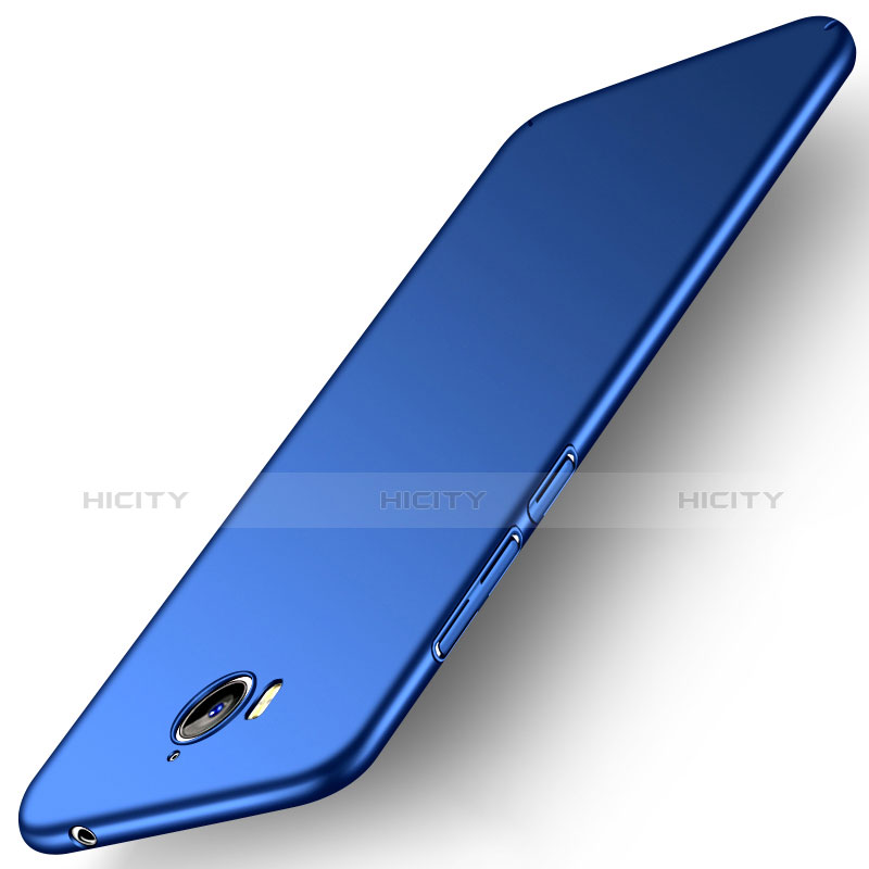 Coque Plastique Rigide Mat pour Huawei Honor Play 6 Bleu Plus