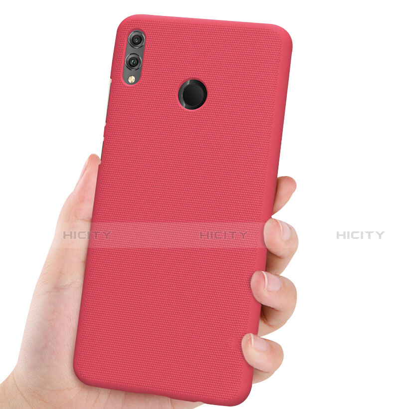 Coque Plastique Rigide Mat pour Huawei Honor V10 Lite Rouge Plus