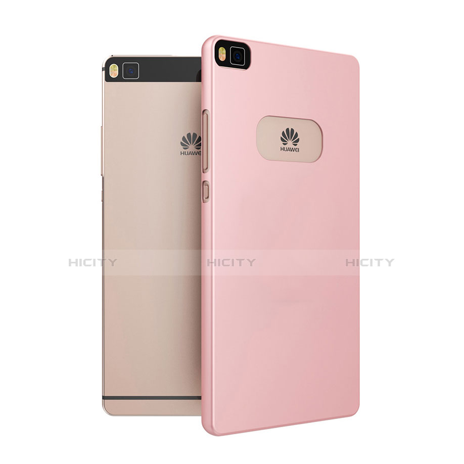 Coque Plastique Rigide Mat pour Huawei P8 Rose Plus