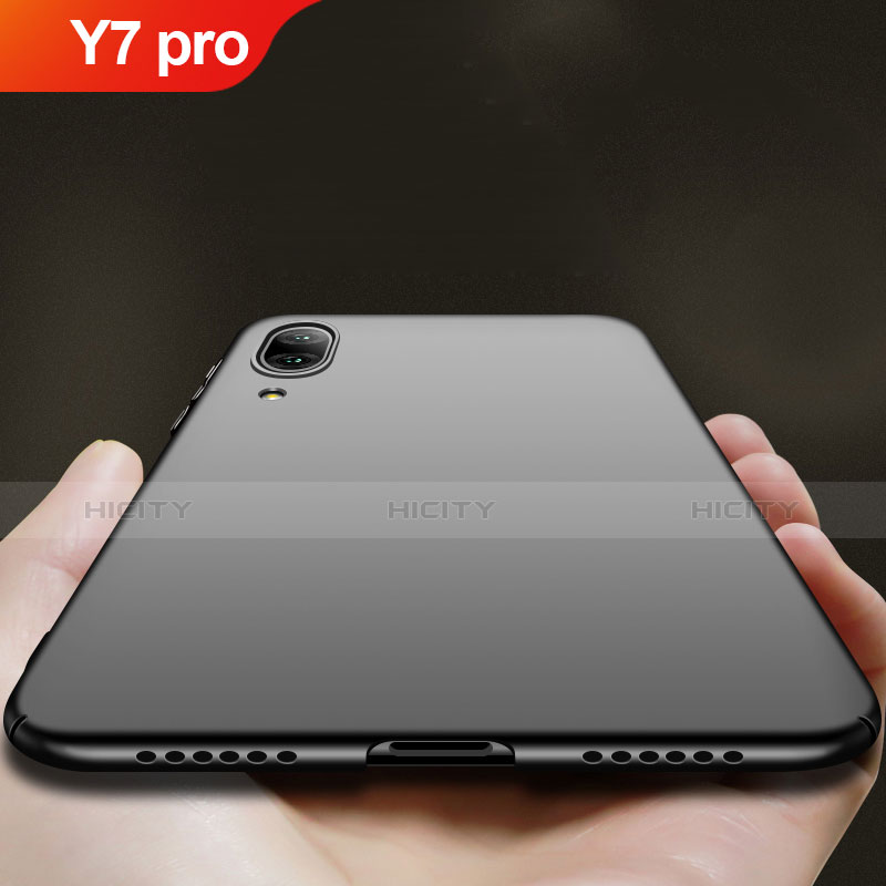 Coque Plastique Rigide Mat pour Huawei Y7 Pro (2019) Noir Plus