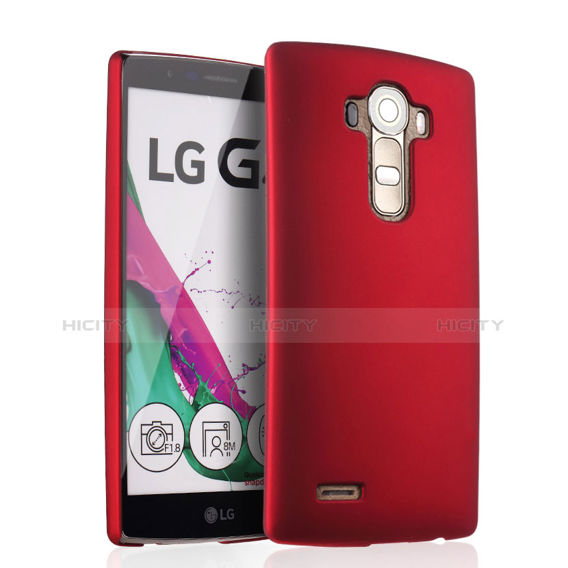 Coque Plastique Rigide Mat pour LG G4 Rouge Plus