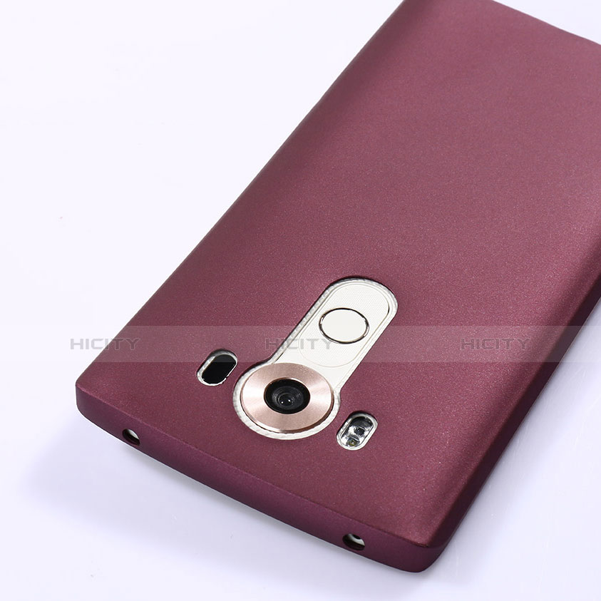 Coque Plastique Rigide Mat pour LG V10 Rouge Plus