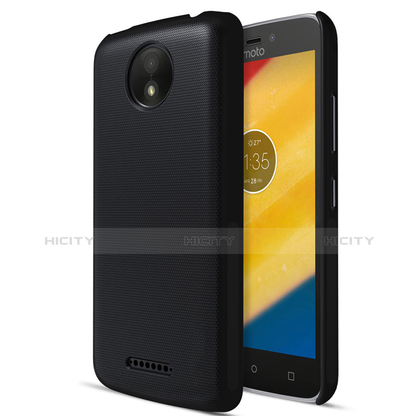 Coque Plastique Rigide Mat pour Motorola Moto C Plus Noir Plus