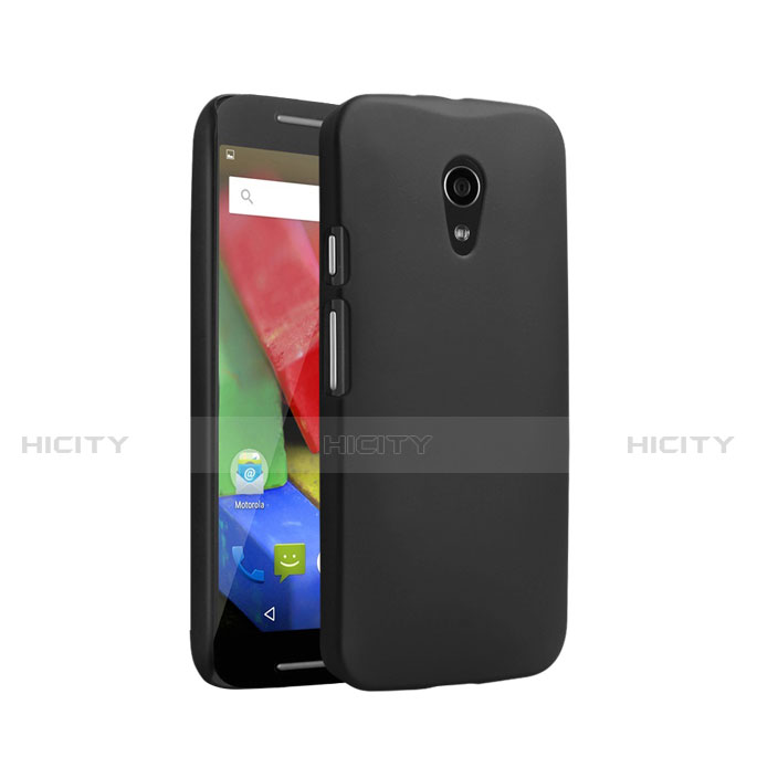 Coque Plastique Rigide Mat pour Motorola Moto G (2nd Gen) Noir Plus