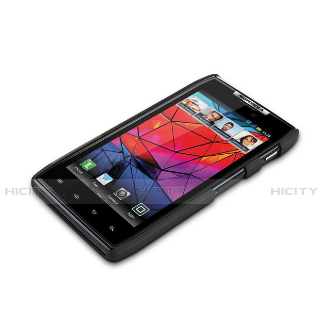 Coque Plastique Rigide Mat pour Motorola Razr XT910 Noir Plus