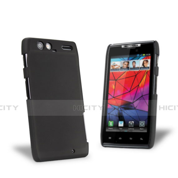 Coque Plastique Rigide Mat pour Motorola Razr XT910 Noir Plus