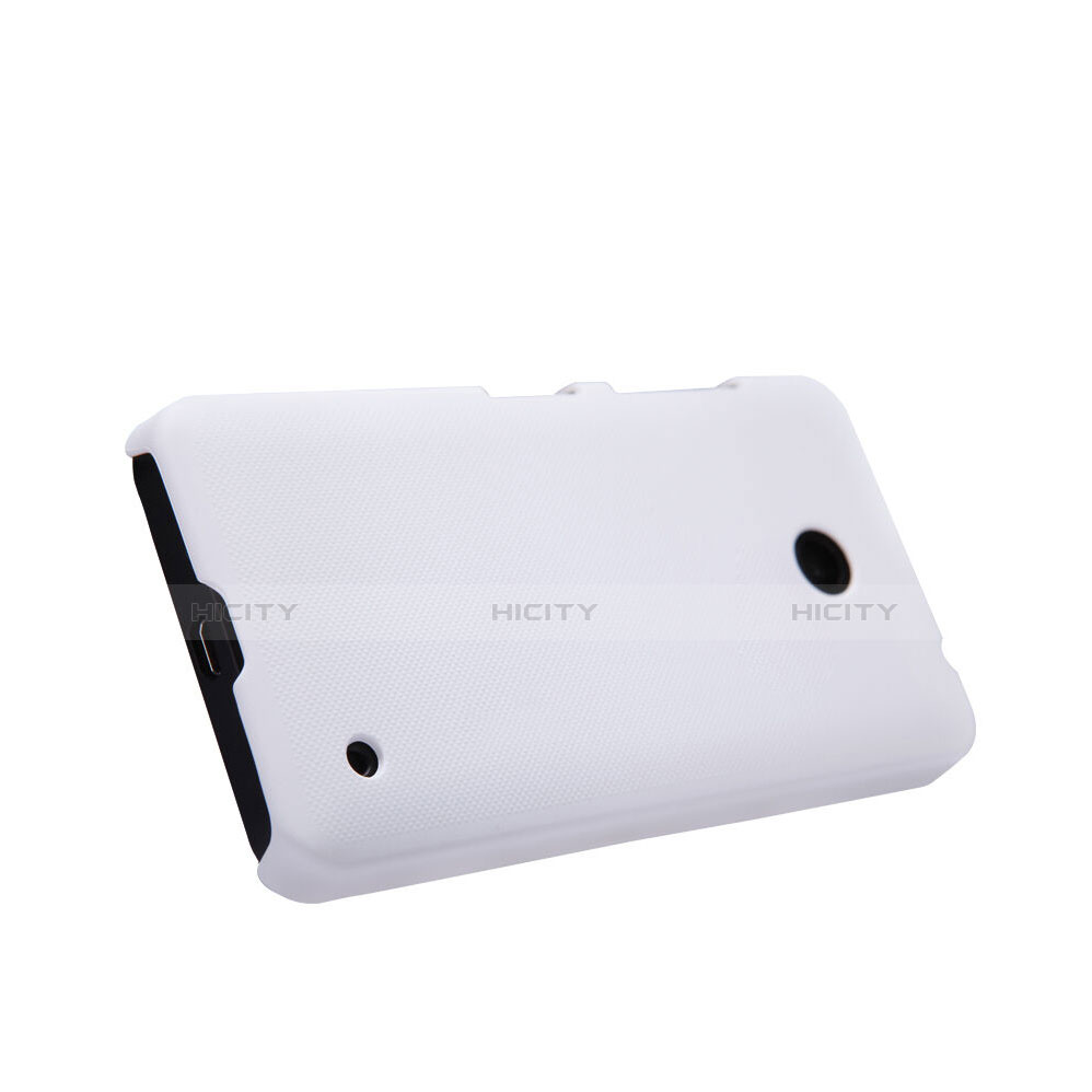 Coque Plastique Rigide Mat pour Nokia Lumia 630 Blanc Plus