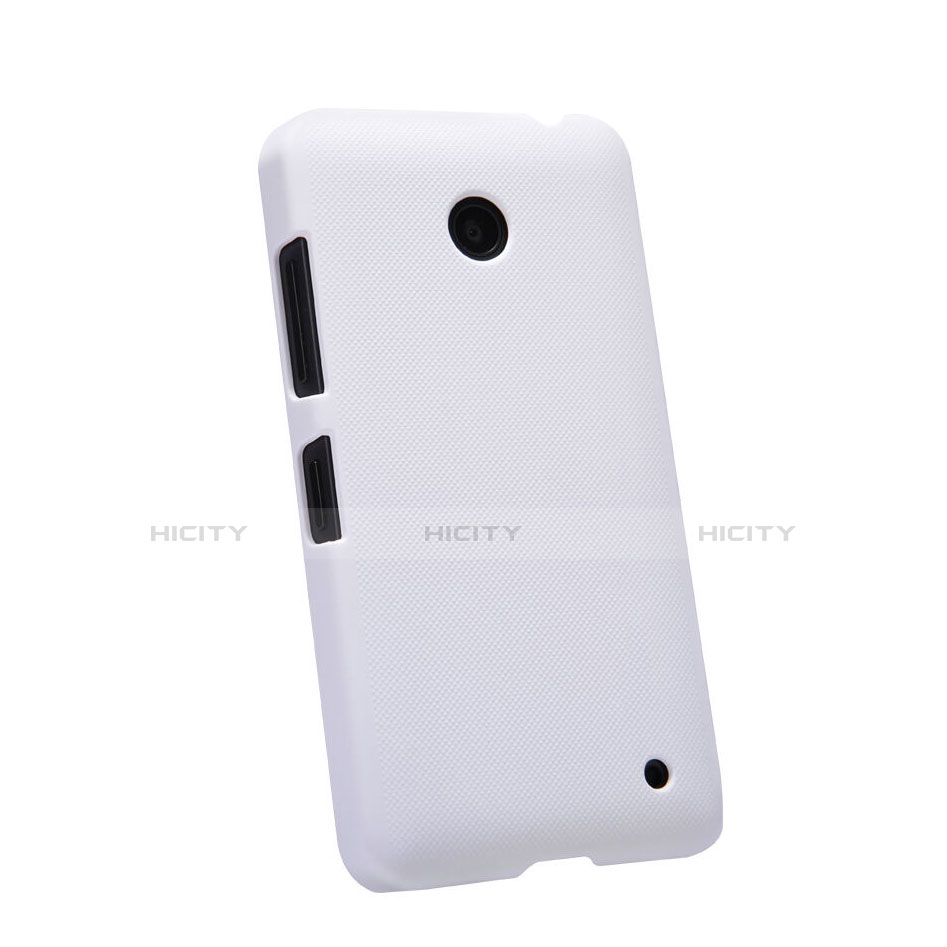 Coque Plastique Rigide Mat pour Nokia Lumia 630 Blanc Plus