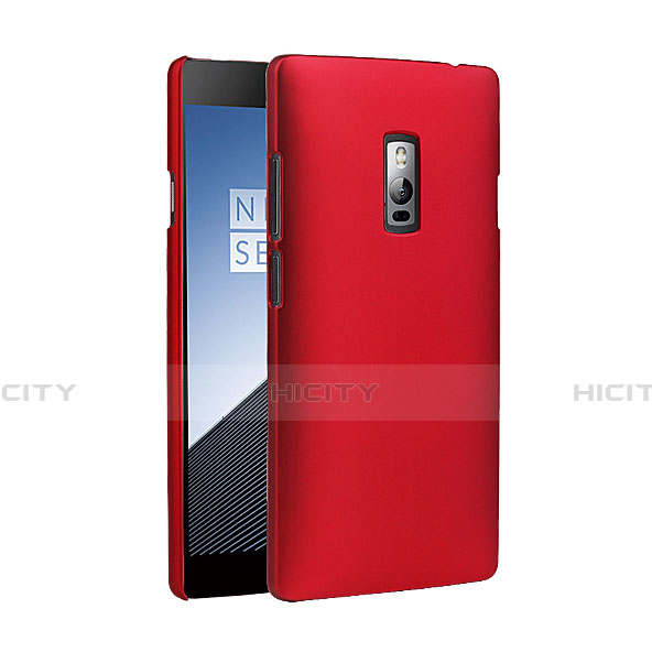 Coque Plastique Rigide Mat pour OnePlus 2 Rouge Plus