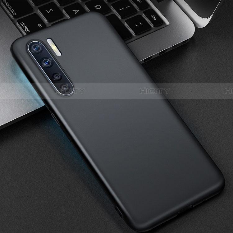 Coque Plastique Rigide Mat pour Oppo A91 Noir Plus