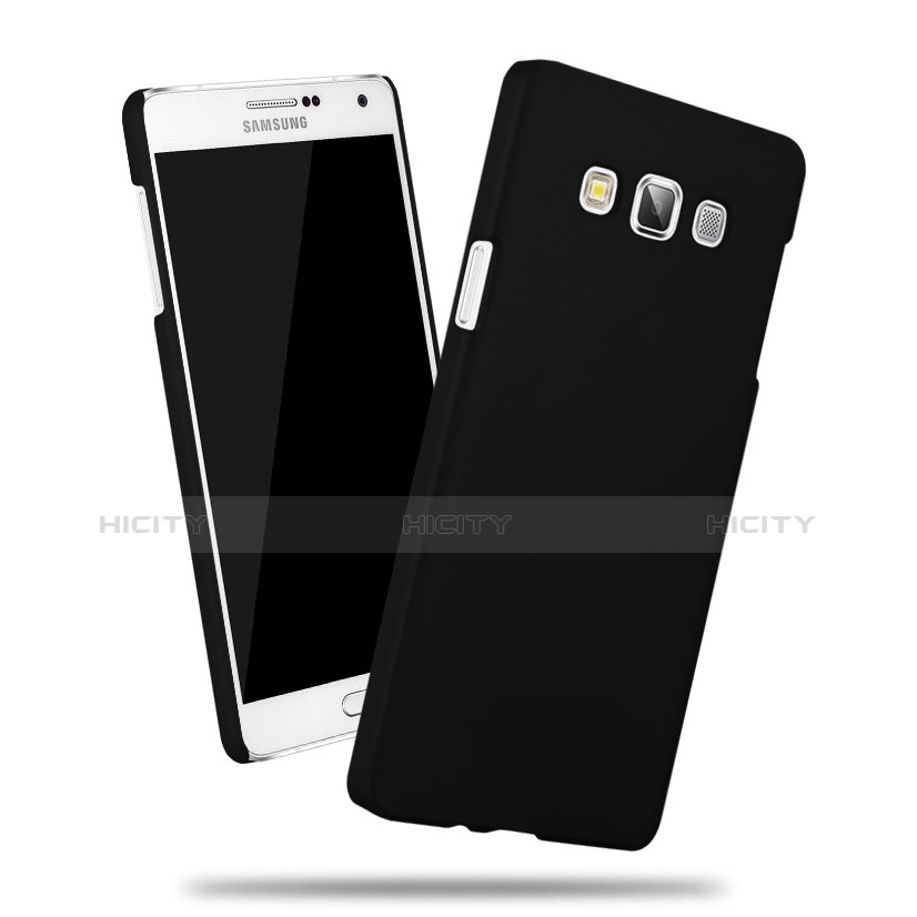 Coque Plastique Rigide Mat pour Samsung Galaxy A3 SM-300F Noir Plus