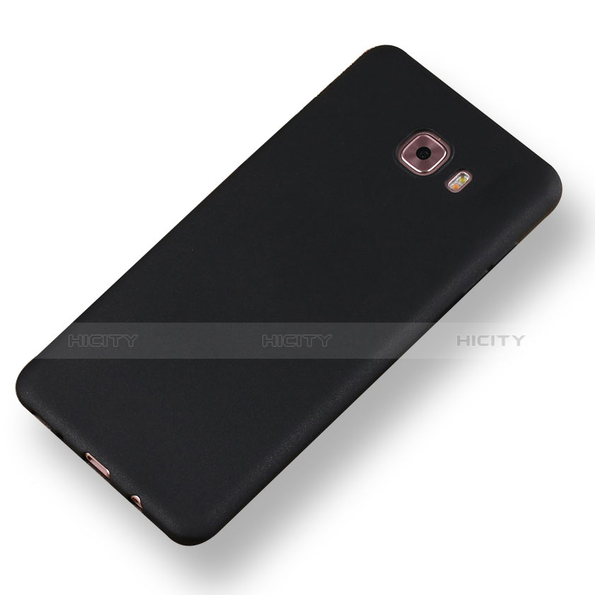 Coque Plastique Rigide Mat pour Samsung Galaxy A8 (2016) A8100 A810F Noir Plus