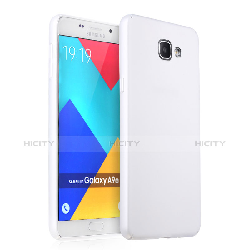 Coque Plastique Rigide Mat pour Samsung Galaxy A9 Pro (2016) SM-A9100 Blanc Plus