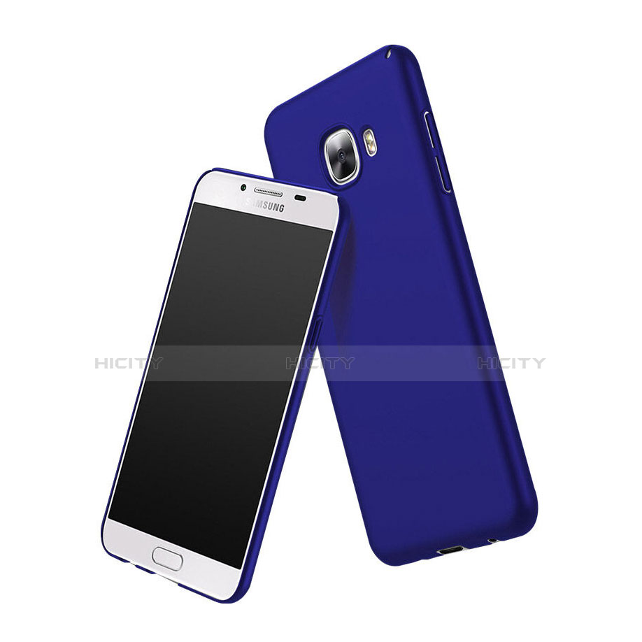 Coque Plastique Rigide Mat pour Samsung Galaxy C5 SM-C5000 Bleu Plus