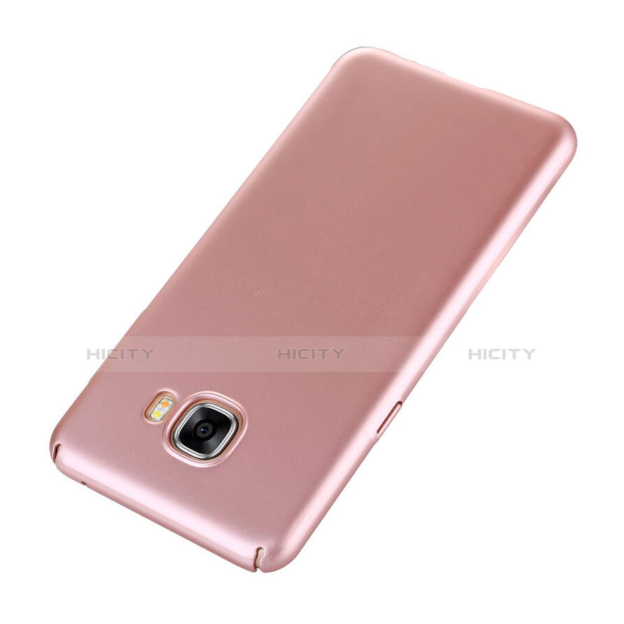 Coque Plastique Rigide Mat pour Samsung Galaxy C5 SM-C5000 Rose Plus