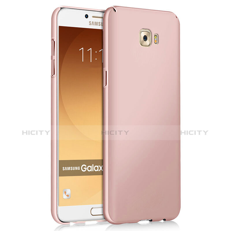 Coque Plastique Rigide Mat pour Samsung Galaxy C9 Pro C9000 Or Rose Plus