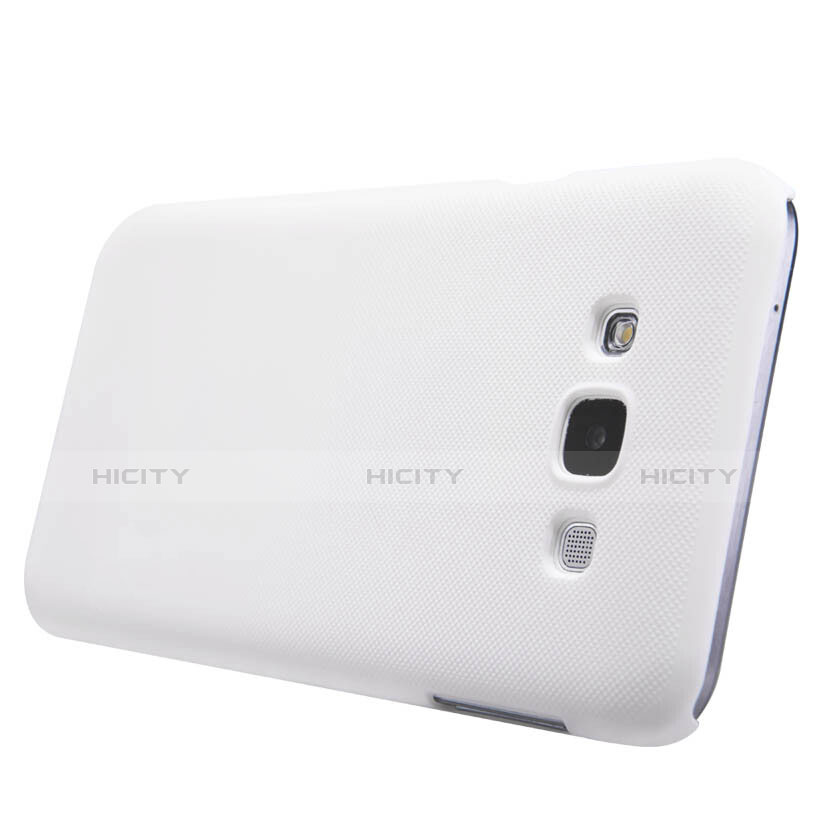 Coque Plastique Rigide Mat pour Samsung Galaxy E7 SM-E700 E7000 Blanc Plus