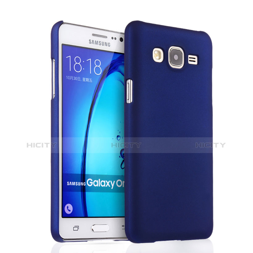 Coque Plastique Rigide Mat pour Samsung Galaxy On7 G600FY Bleu Plus