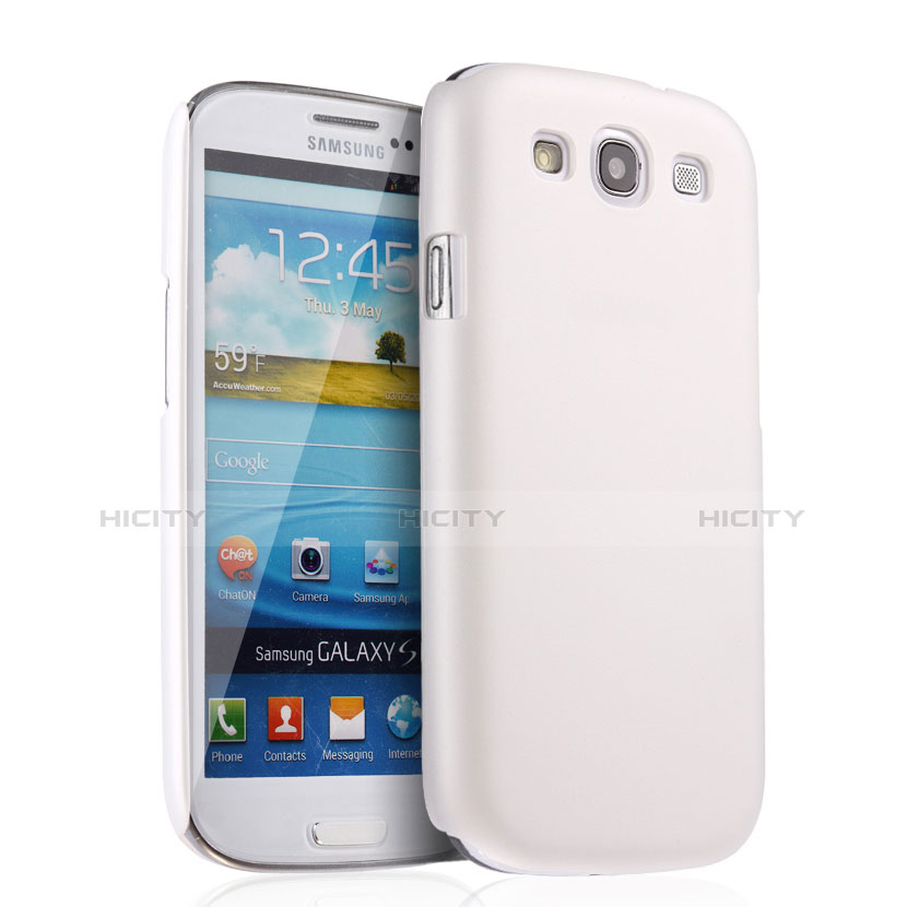 Coque Plastique Rigide Mat pour Samsung Galaxy S3 III i9305 Neo Blanc Plus