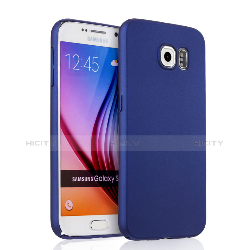 Coque Plastique Rigide Mat pour Samsung Galaxy S6 SM-G920 Bleu Plus